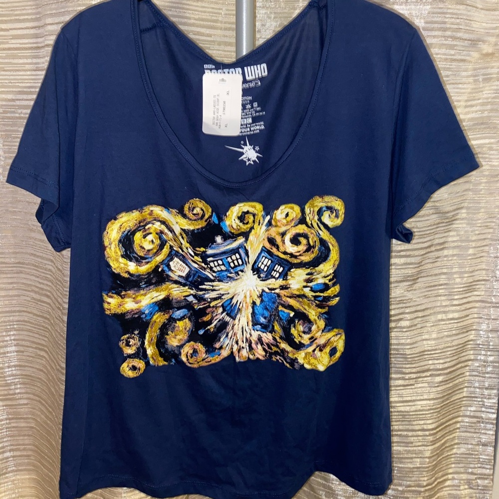 Dr Who Tardis Shirt authentic BBC MERCH